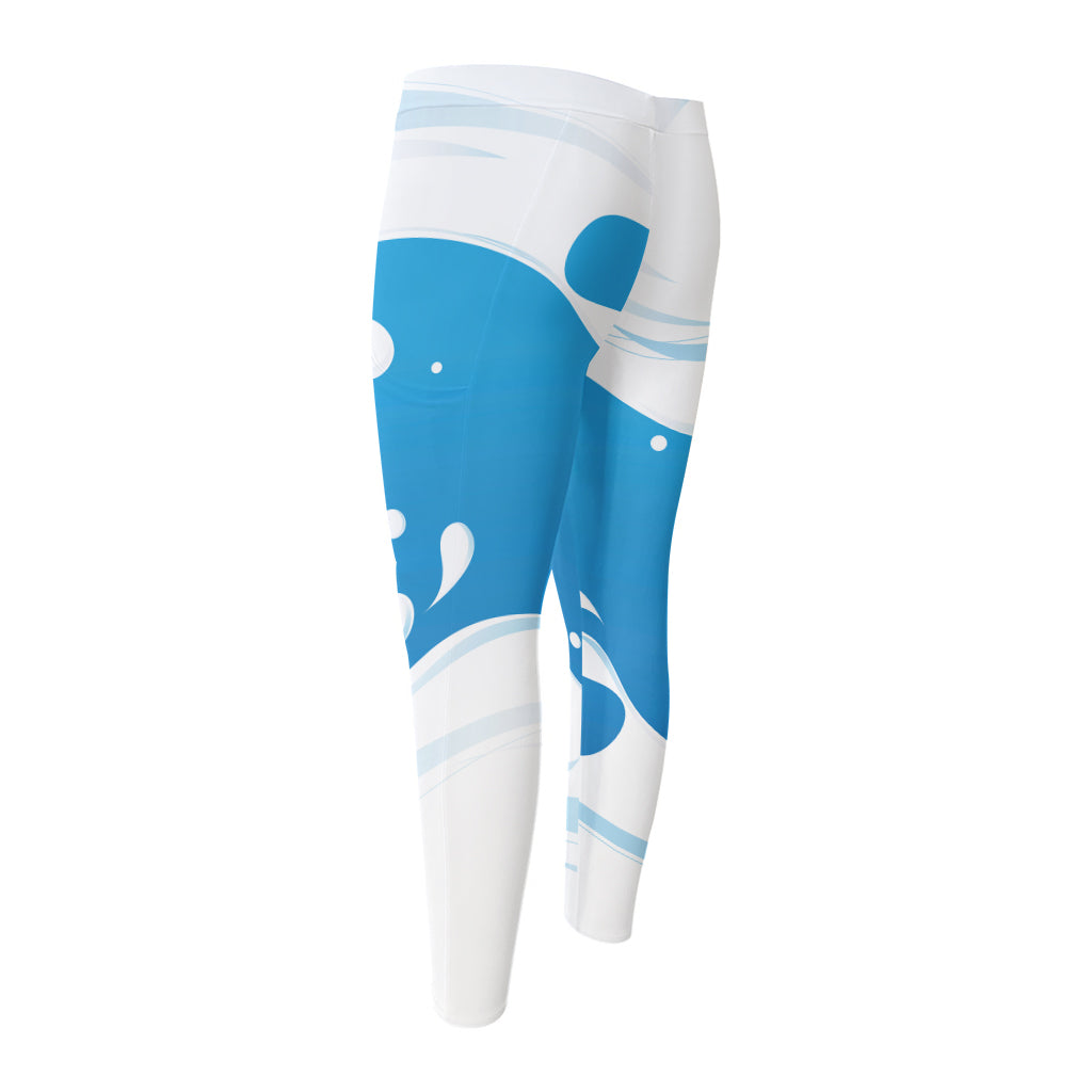 Milk Print Men's Compression Pants
