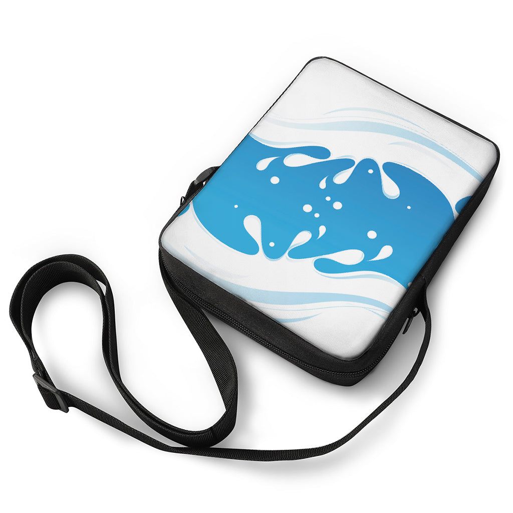 Milk Print Rectangular Crossbody Bag