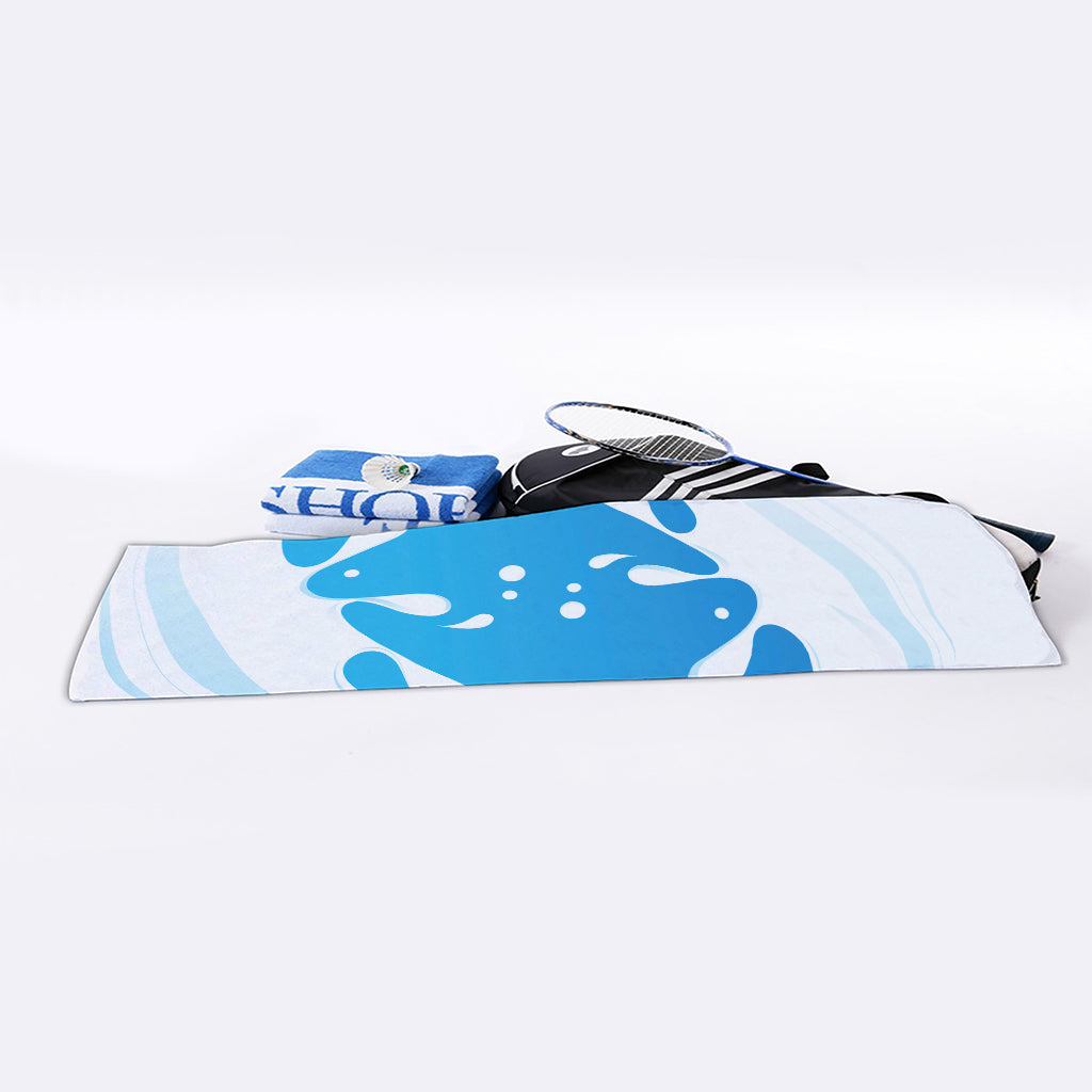 Milk Print Sports Towel