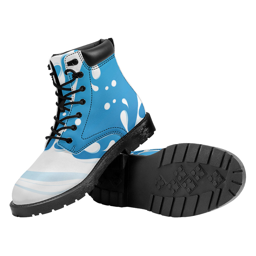 Milk Print Work Boots