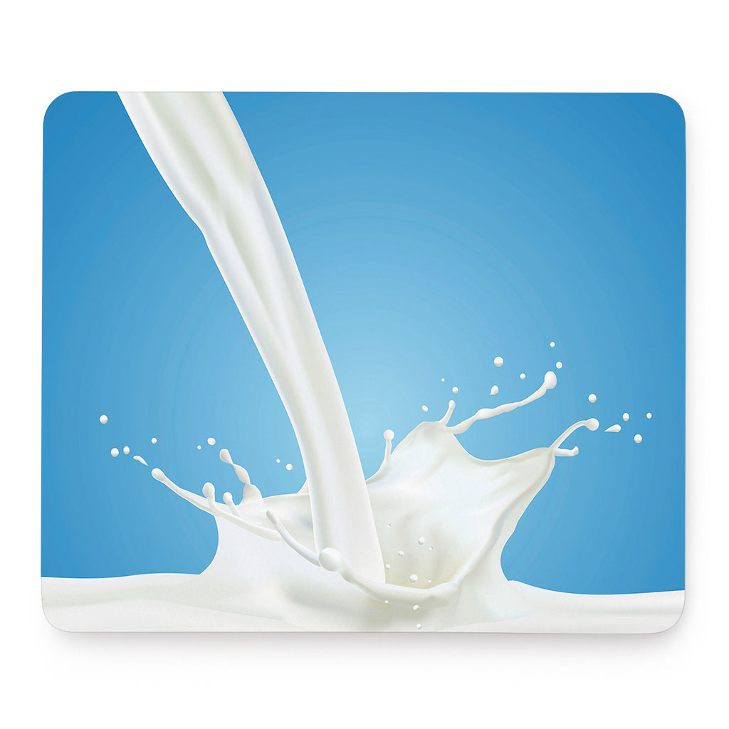 Milk Splash Print Mouse Pad