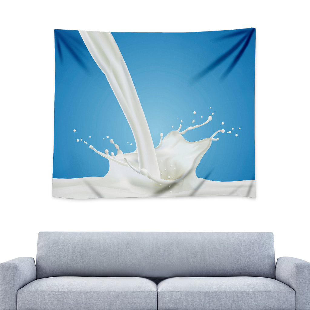 Milk Splash Print Tapestry