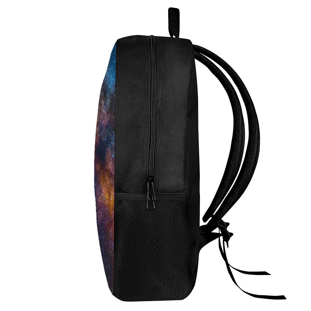 Milky Way Universe Galaxy Space Print 17 Inch Backpack