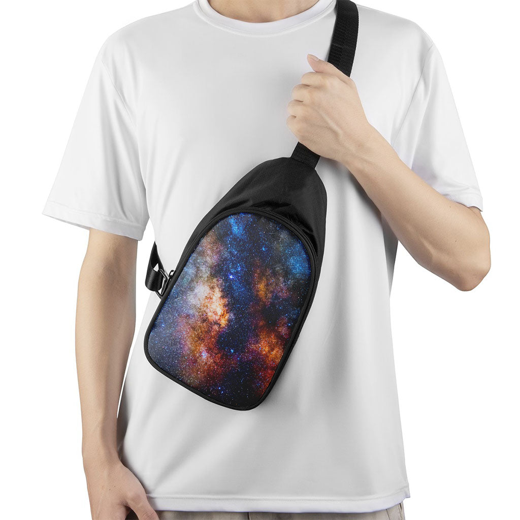 Milky Way Universe Galaxy Space Print Chest Bag