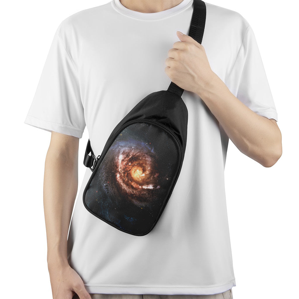 Milky Way Universe Print Chest Bag