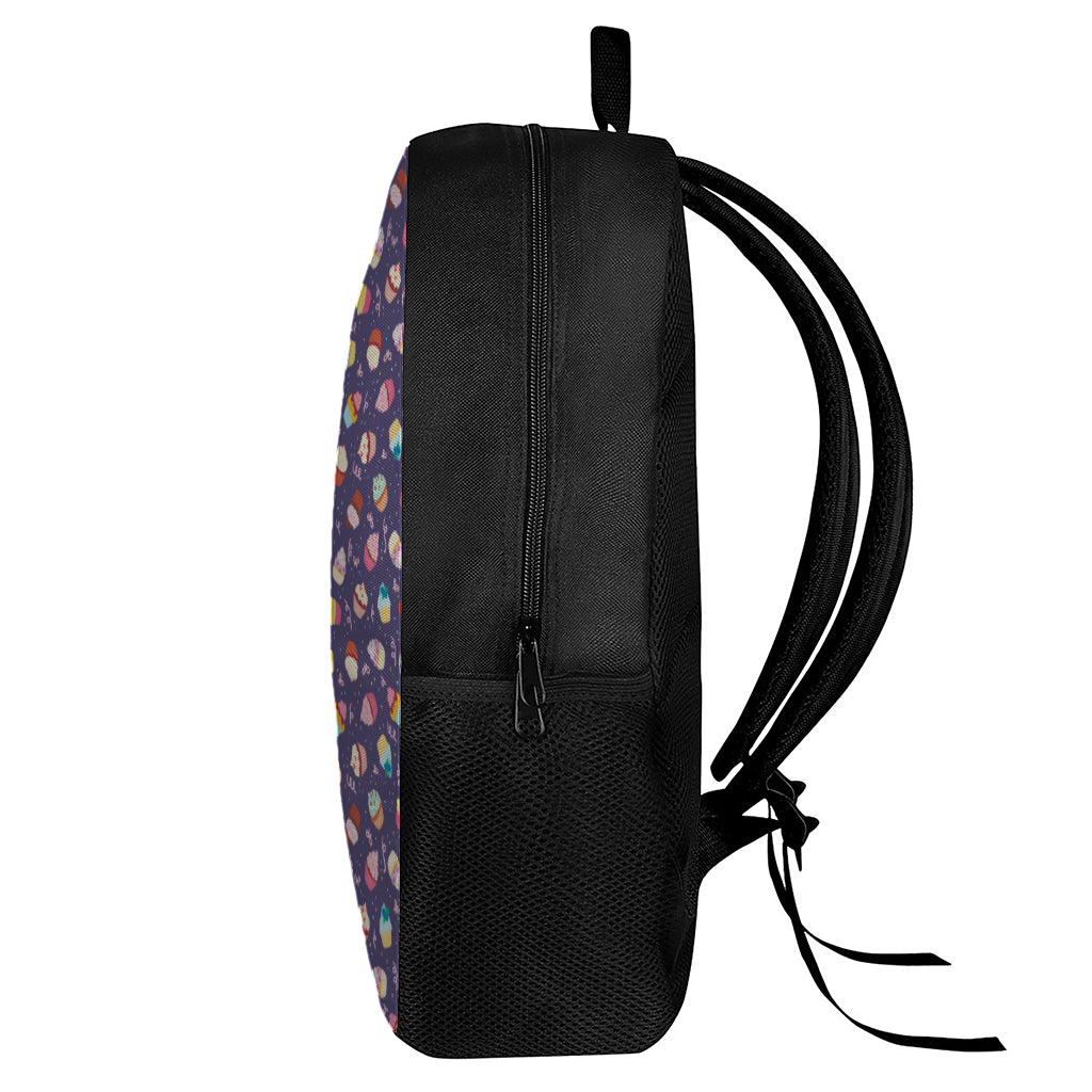 Mini Cupcake Pattern Print 17 Inch Backpack
