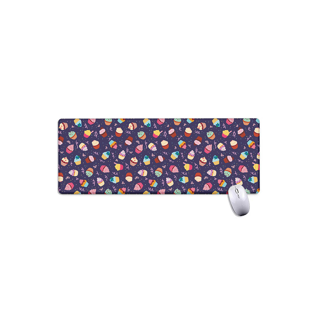 Mini Cupcake Pattern Print Extended Mouse Pad