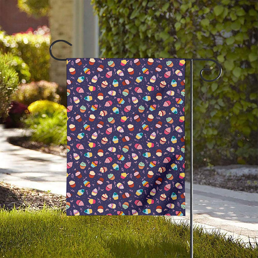 Mini Cupcake Pattern Print House Flag