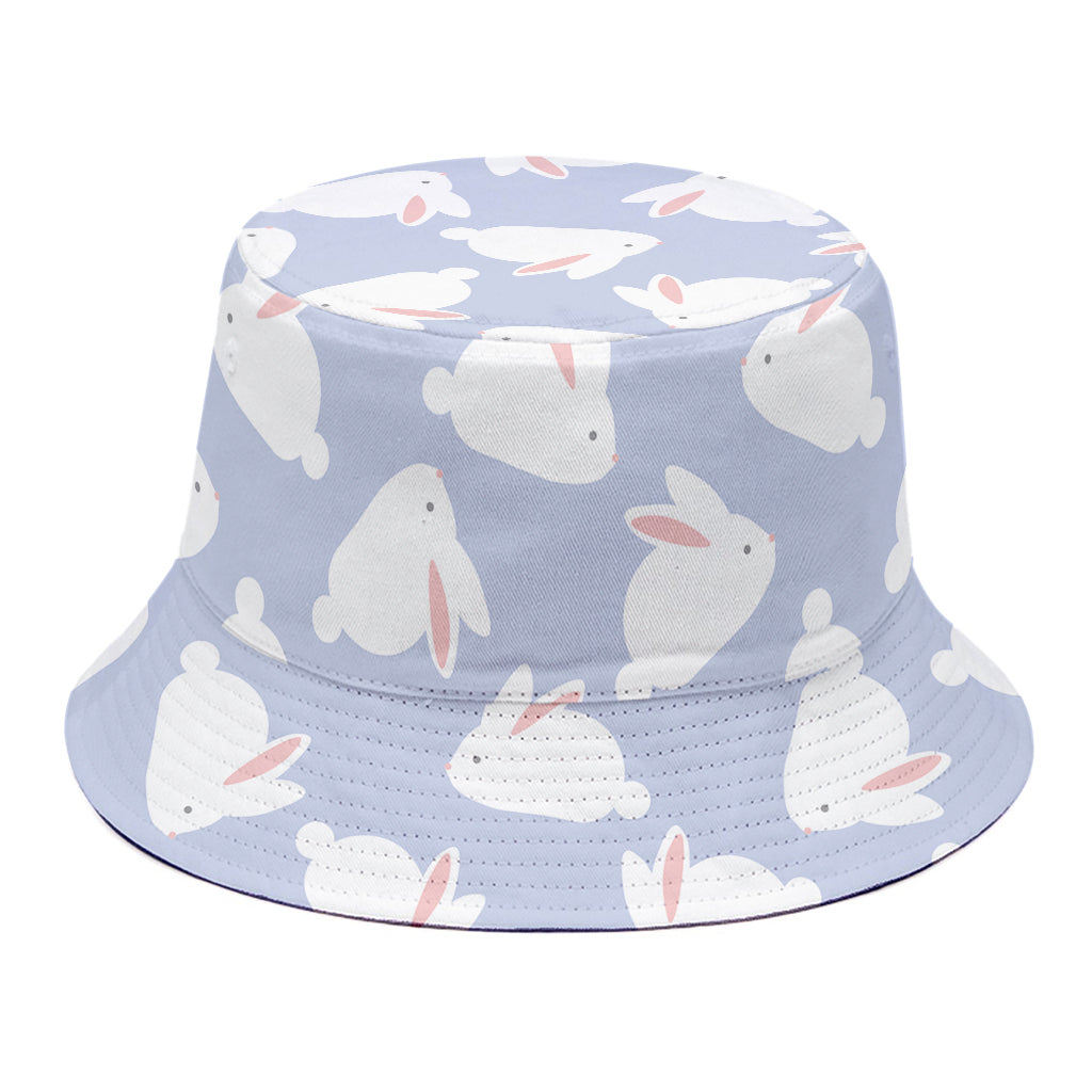 Mini Rabbit Pattern Print Bucket Hat