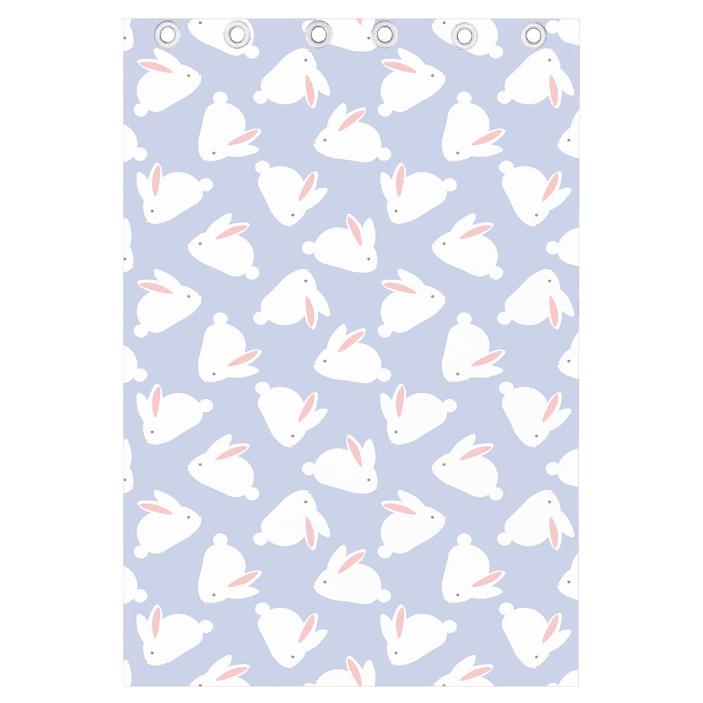 Mini Rabbit Pattern Print Curtain