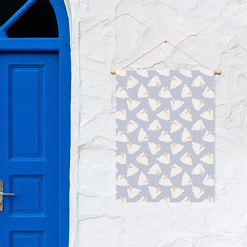 Mini Rabbit Pattern Print Garden Flag