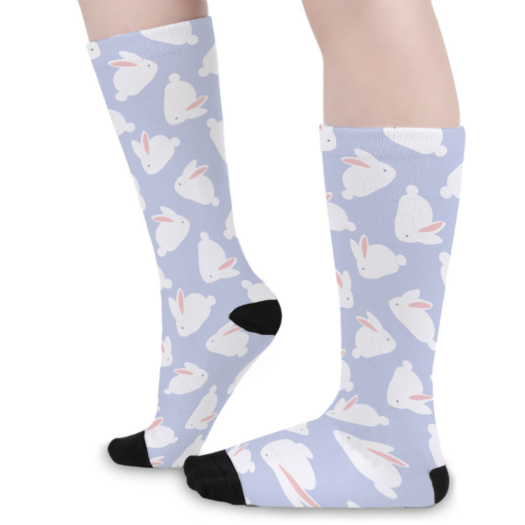Mini Rabbit Pattern Print Long Socks