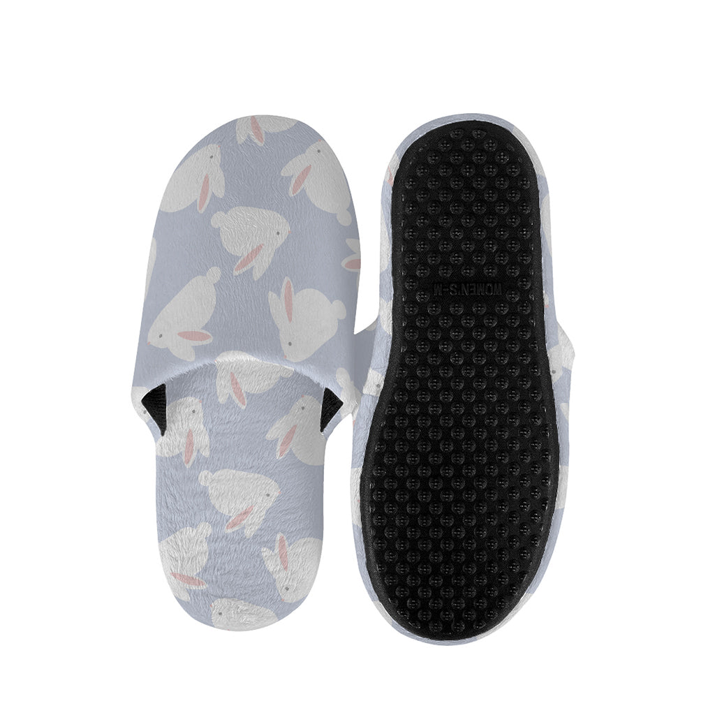 Mini Rabbit Pattern Print Slippers