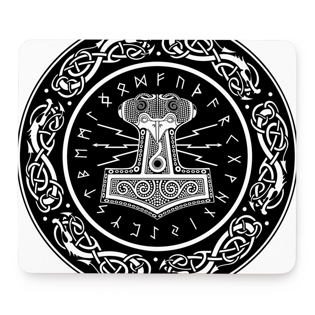 Mjolnir Norse Mythology Print Mouse Pad