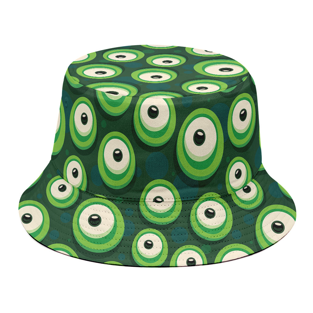 Monster Eyes Pattern Print Bucket Hat