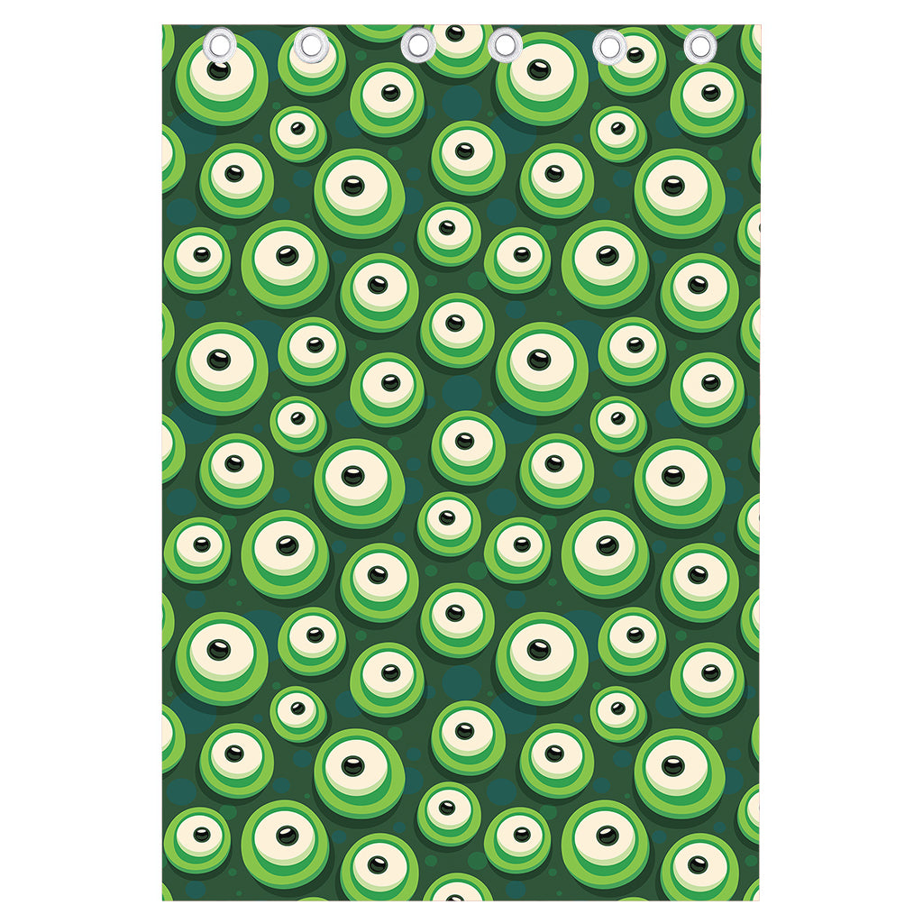 Monster Eyes Pattern Print Curtain