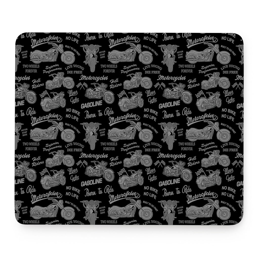Motorcycle Quote Pattern Print Mouse Pad