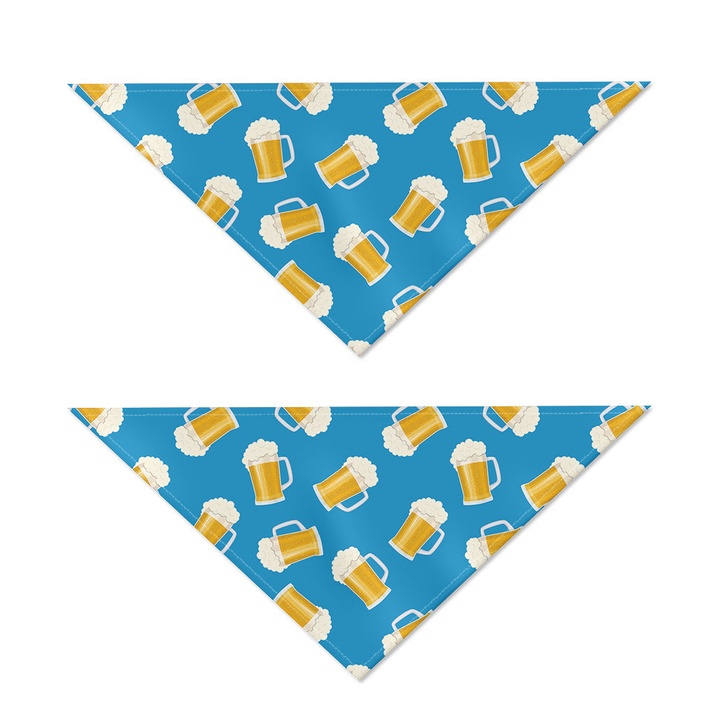 Mug Of Beer Pattern Print Dog Bandana