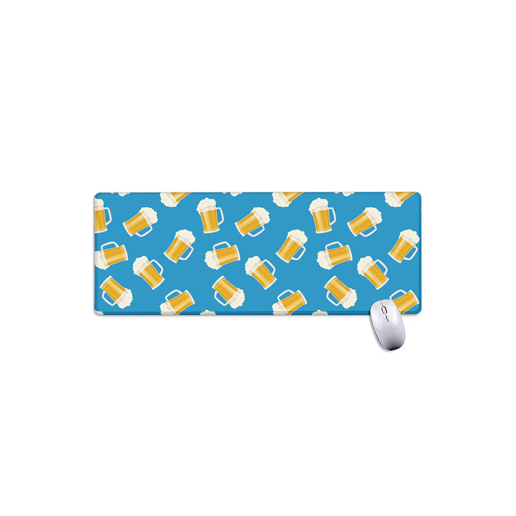 Mug Of Beer Pattern Print Extended Mouse Pad