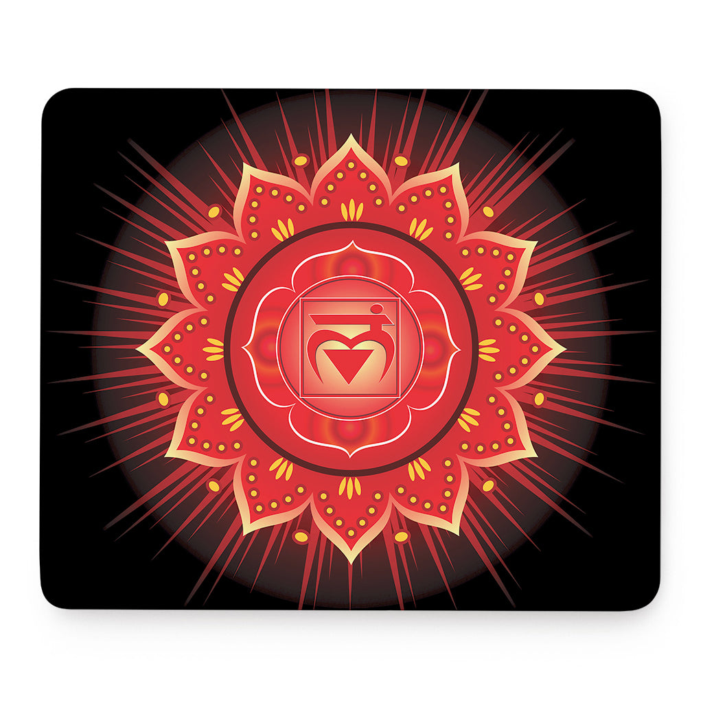 Muladhara Chakra Mandala Print Mouse Pad