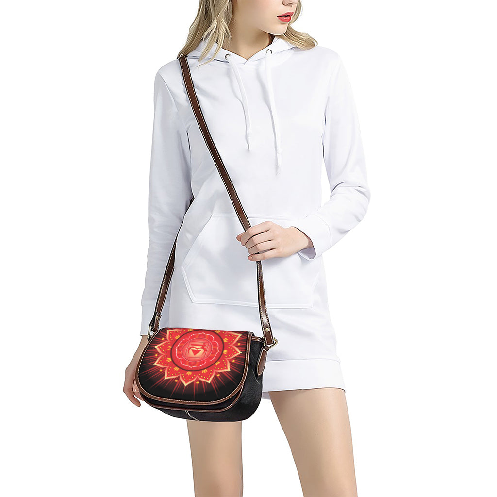 Muladhara Chakra Mandala Print Saddle Bag
