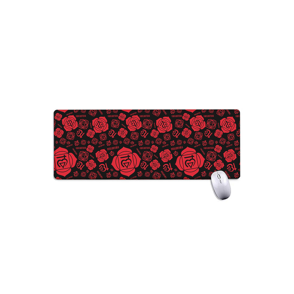 Muladhara Chakra Pattern Print Extended Mouse Pad