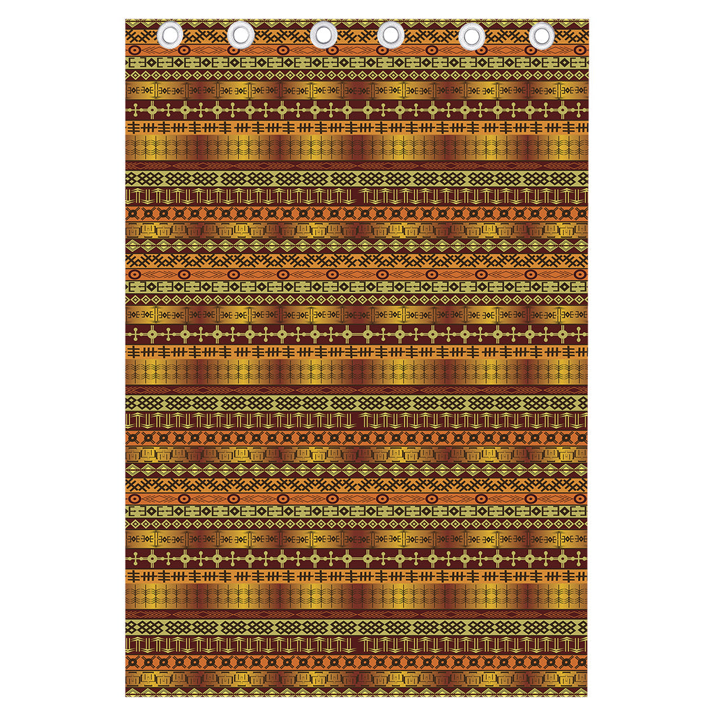 Native African Tribal Pattern Print Curtain