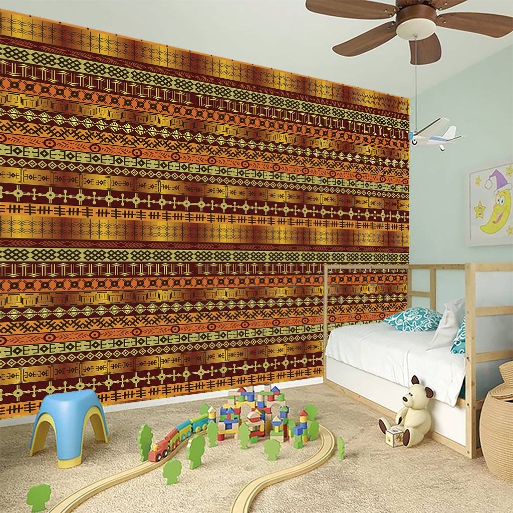 Native African Tribal Pattern Print Wall Sticker