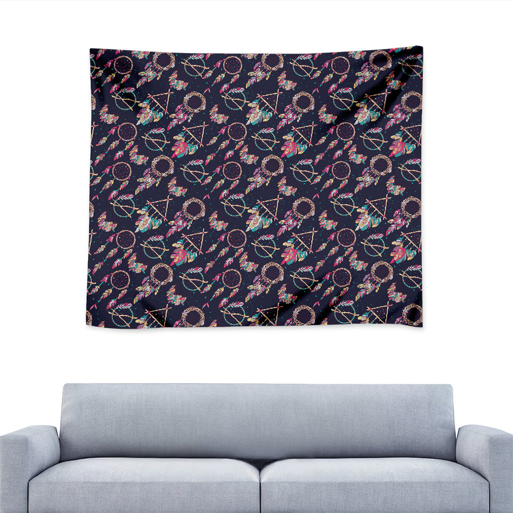 Native American Dream Catcher Print Tapestry