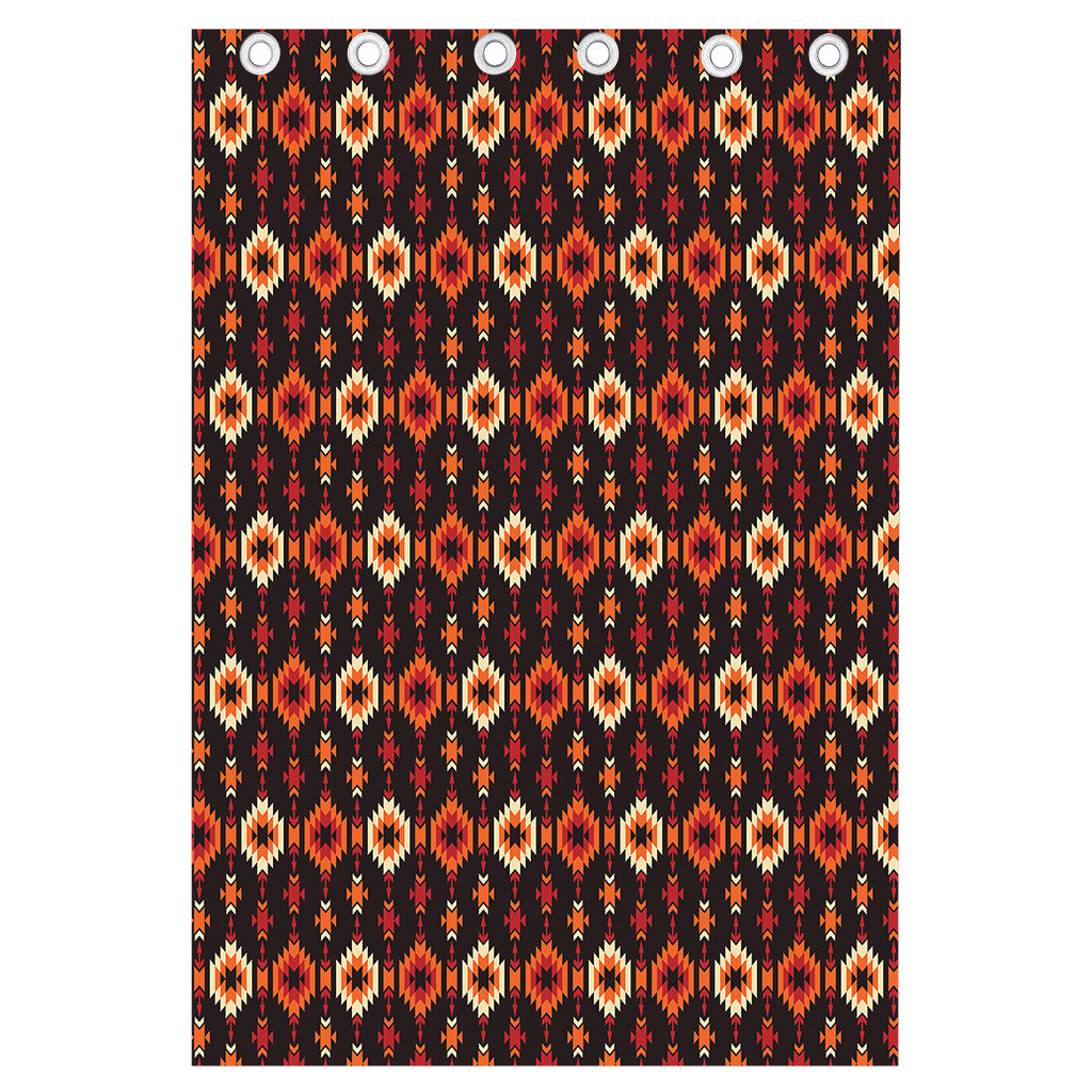 Native American Pattern Print Curtain