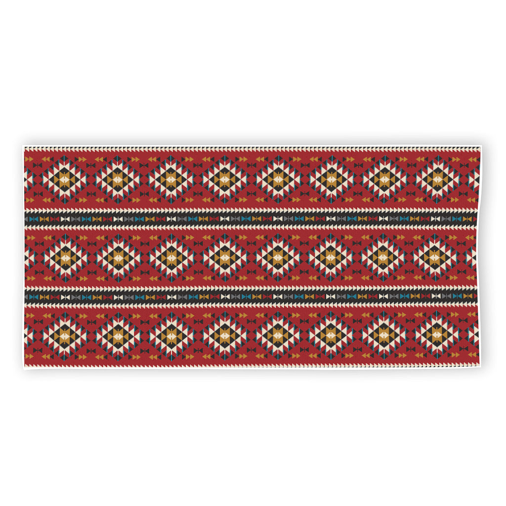 Native American Tribal Pattern Print Beach Towel