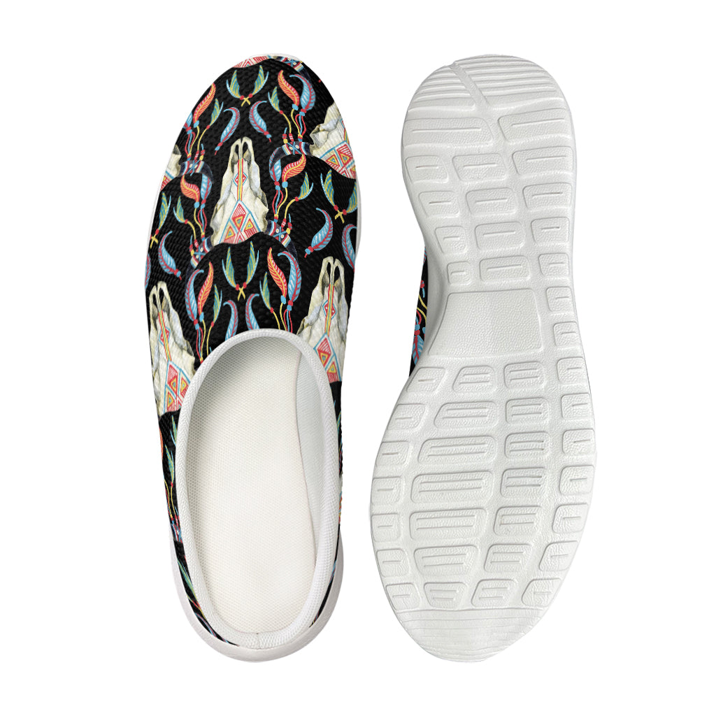 Native Buffalo Pattern Print Mesh Casual Shoes