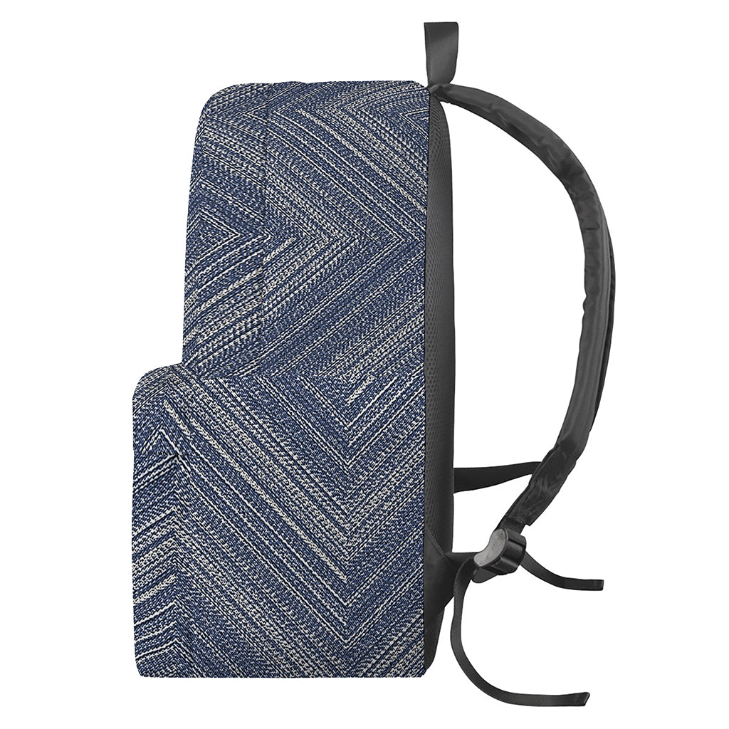 Native Denim Jeans Pattern Print Backpack