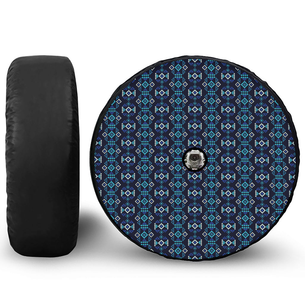 Native Ethnic Pattern Print Tire Cover With Camera Hole