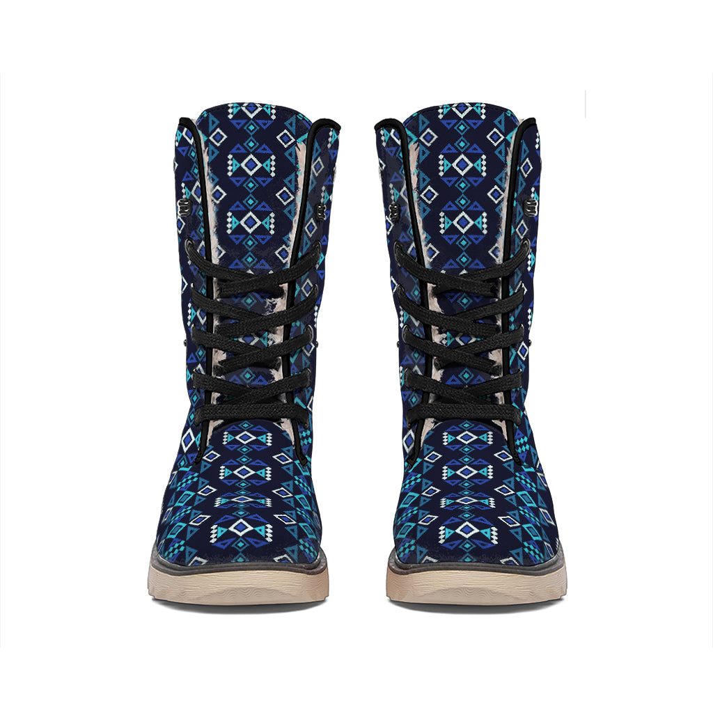 Native Ethnic Pattern Print Winter Boots