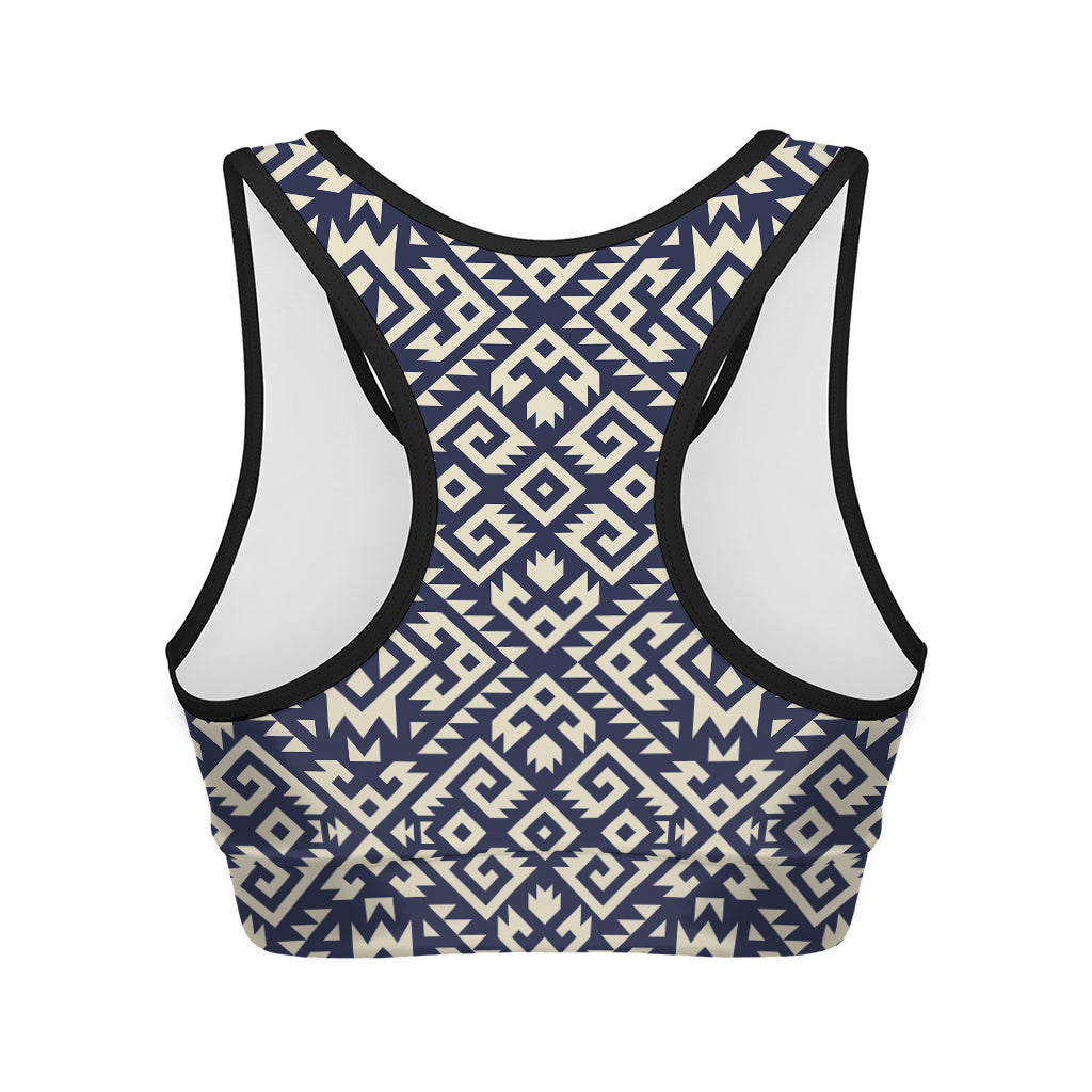 Native Indian Navajo Pattern Print Women's Sports Bra