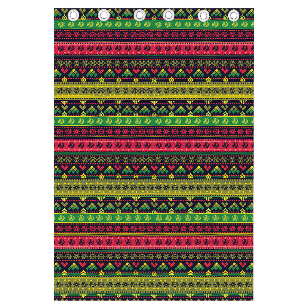Native Indian Tribal Pattern Print Curtain