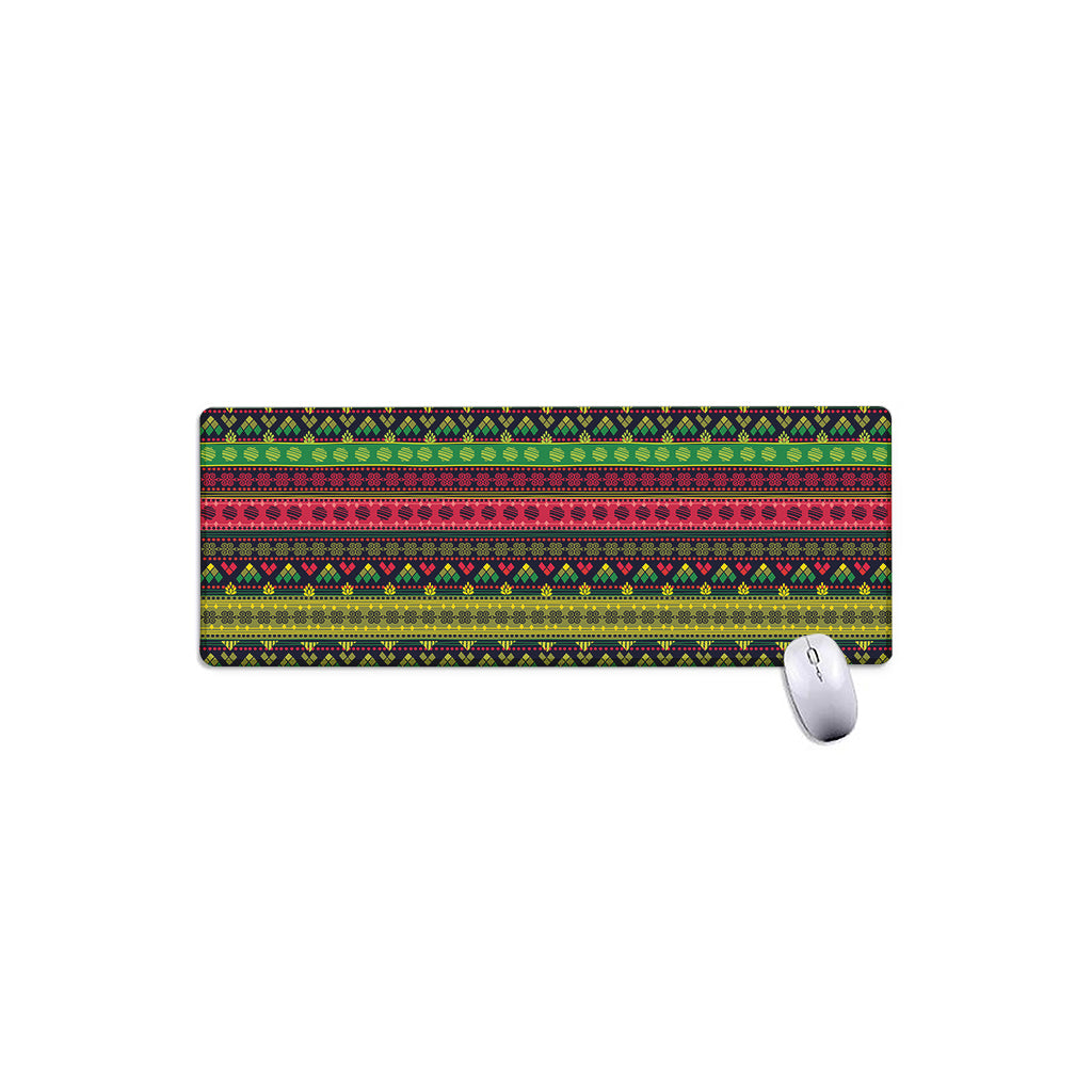 Native Indian Tribal Pattern Print Extended Mouse Pad
