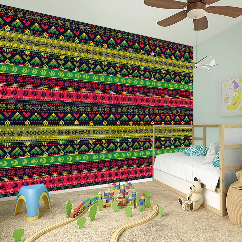 Native Indian Tribal Pattern Print Wall Sticker