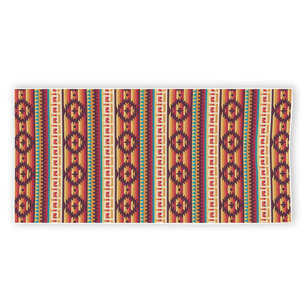 Native Inspired Pattern Print Beach Towel