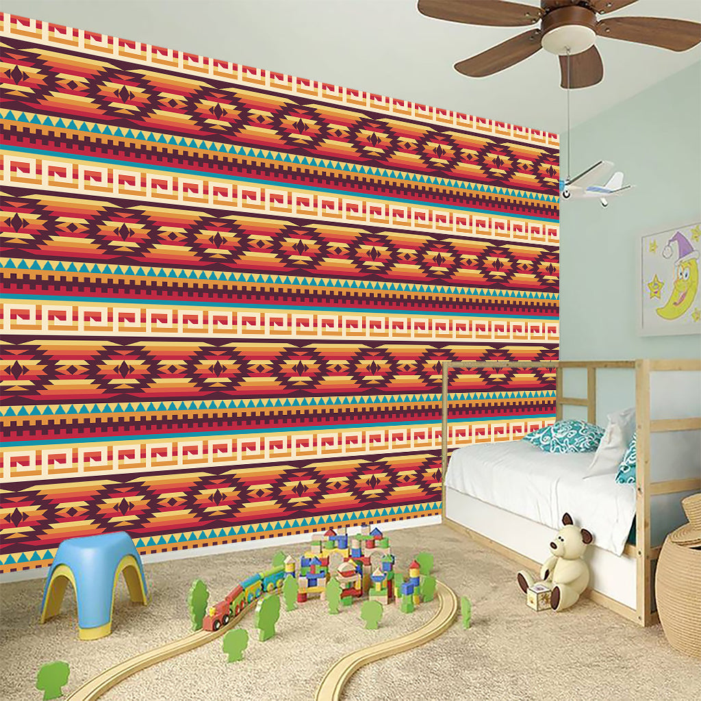 Native Inspired Pattern Print Wall Sticker