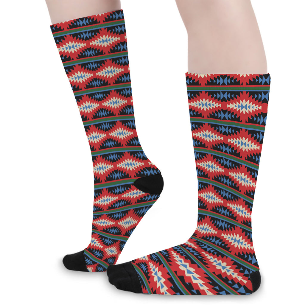 Native Navajo Pattern Print Long Socks