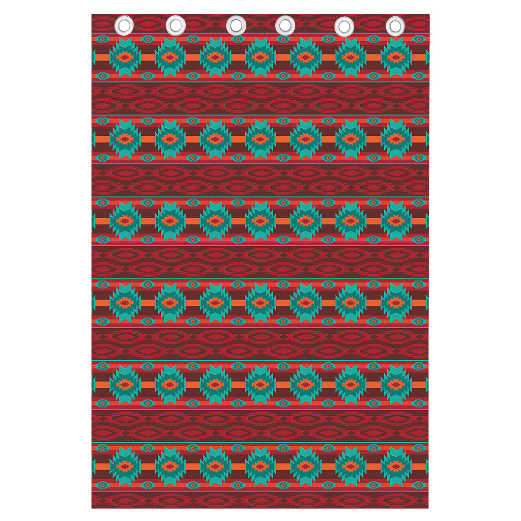 Native Southwestern Pattern Print Curtain