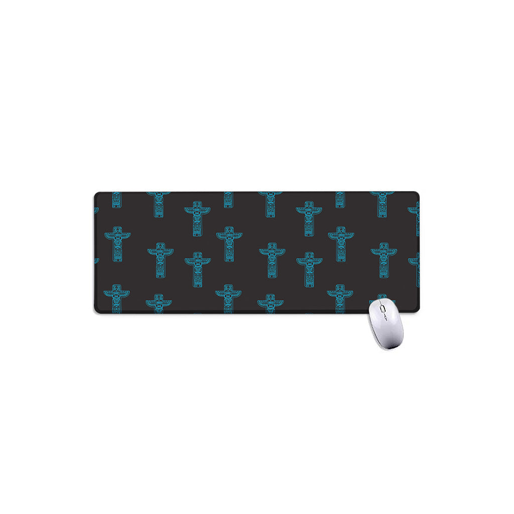 Native Totem Pattern Print Extended Mouse Pad