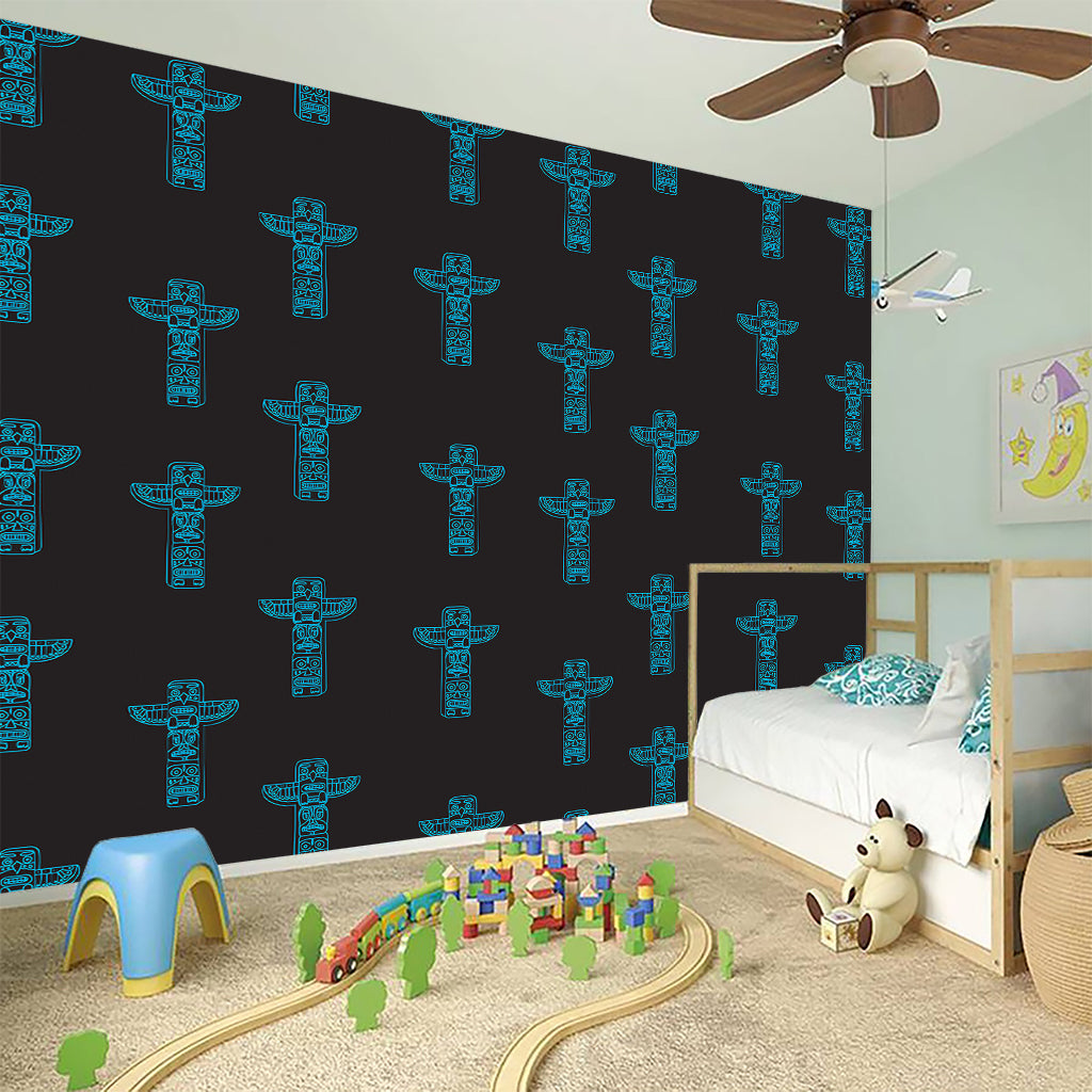 Native Totem Pattern Print Wall Sticker