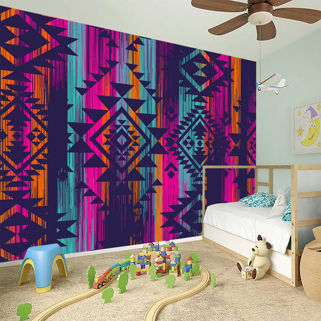 Native Tribal Aztec Pattern Print Wall Sticker