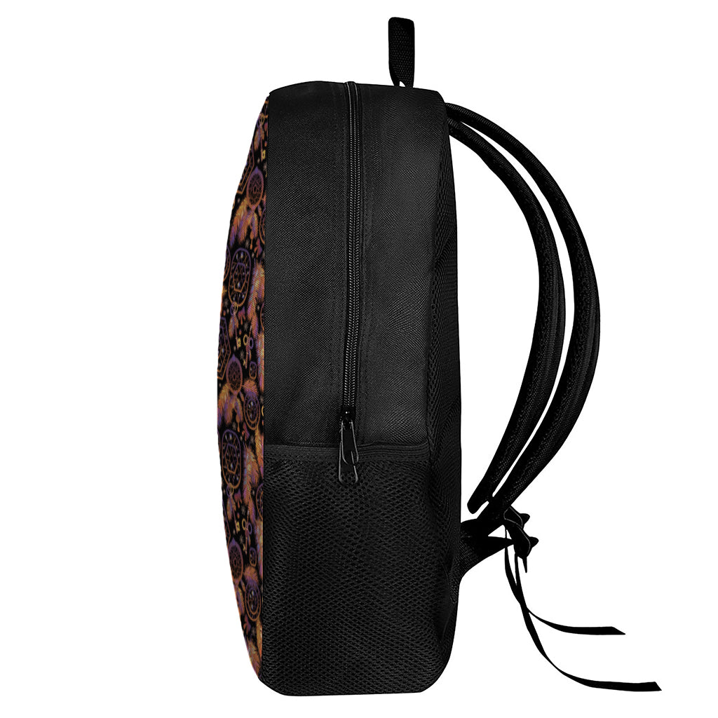 Native Tribal Dream Catcher Print 17 Inch Backpack
