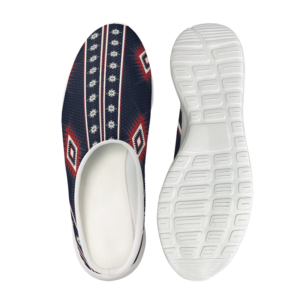 Native Tribal Navajo Pattern Print Mesh Casual Shoes