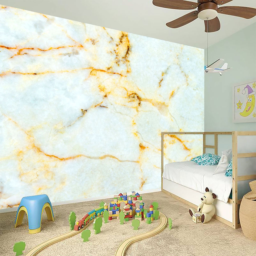 Natural Gold Marble Print Wall Sticker