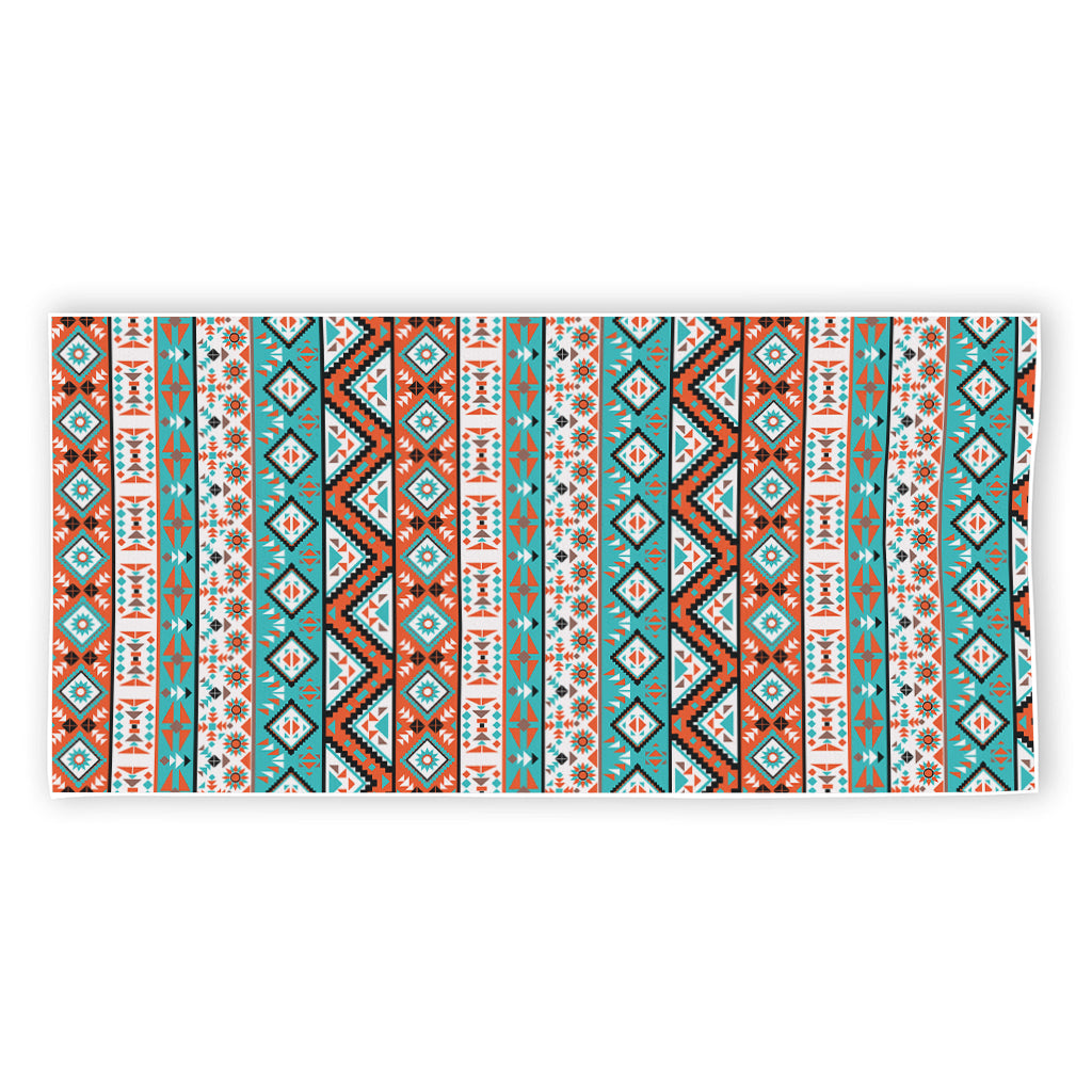 Navajo Geometric Pattern Print Beach Towel